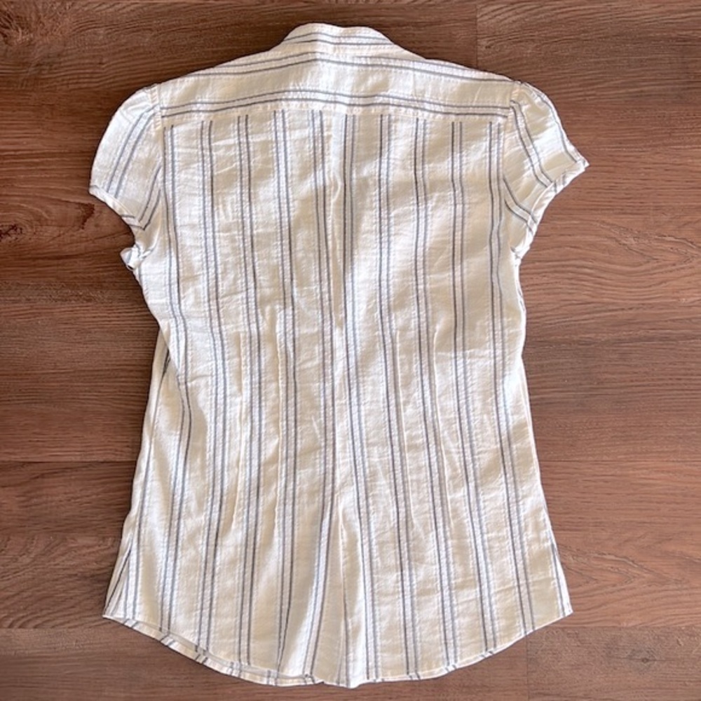 Zara Woman Striped Buttondown - Picture 5 of 8